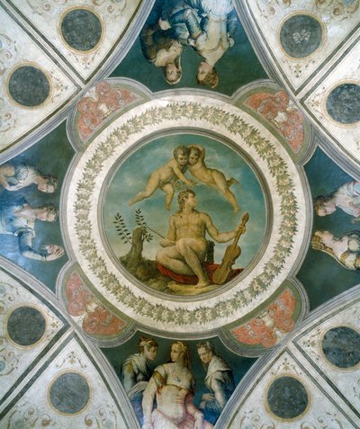 Apollo and the allegory of married love, Camera di Apollo by Giorgio Vasari